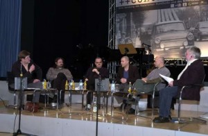 Das contrapunkt-Podium im Goethe-Forum